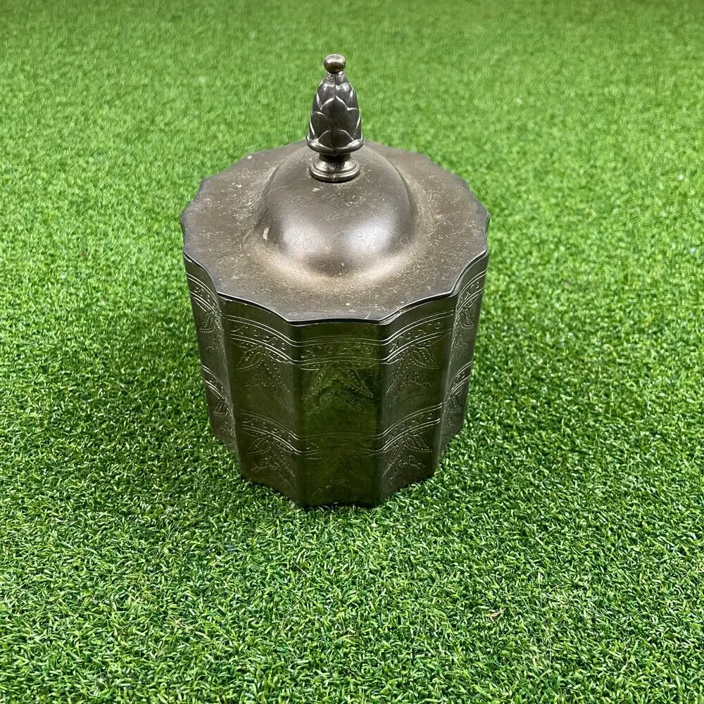 Vintage 1991 Godinger Silver Plated Jewelry Trinket Box